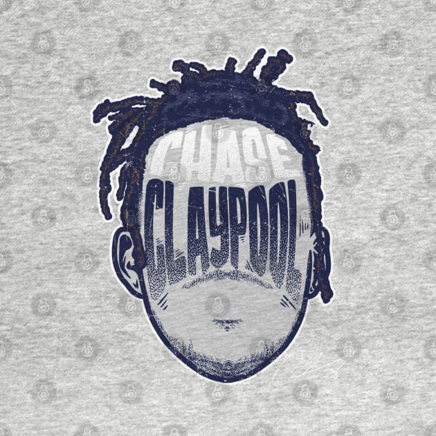 Chase Claypool Chicago Player Silhouette by Chunta_Design